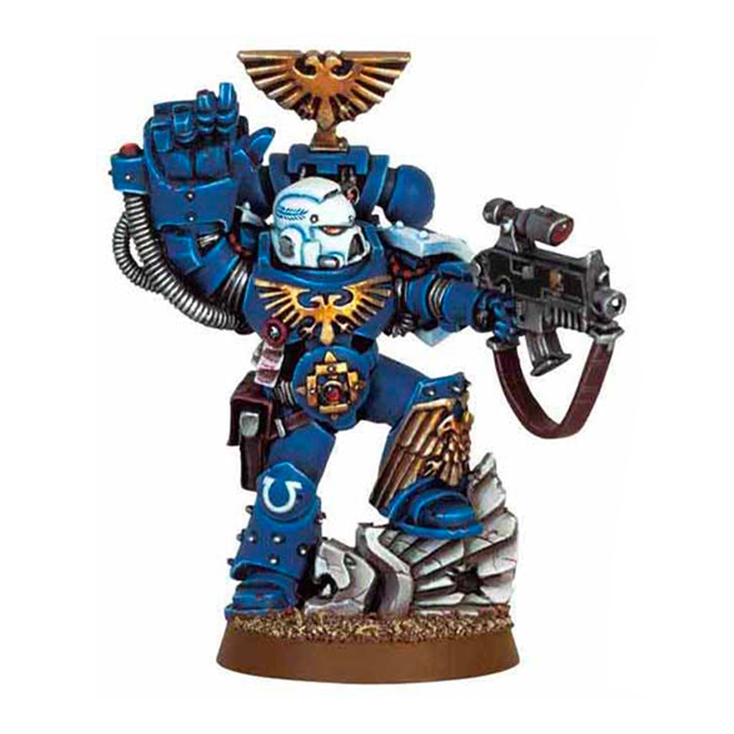 Space Marine Sergeant with Power Fist and Bolter